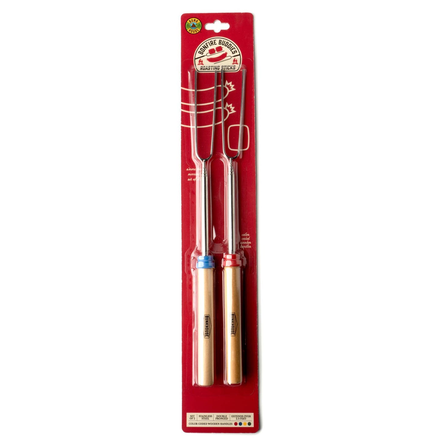 Bunkhouse Bonfire Buddies 2-Pack Roasting Sticks