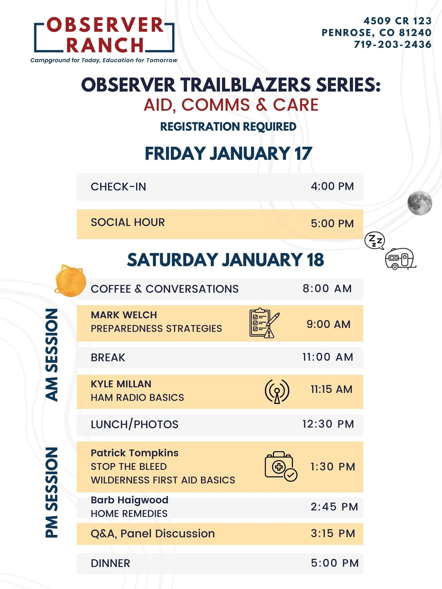 Observer Trailblazer Series - Aids, Comm and Help