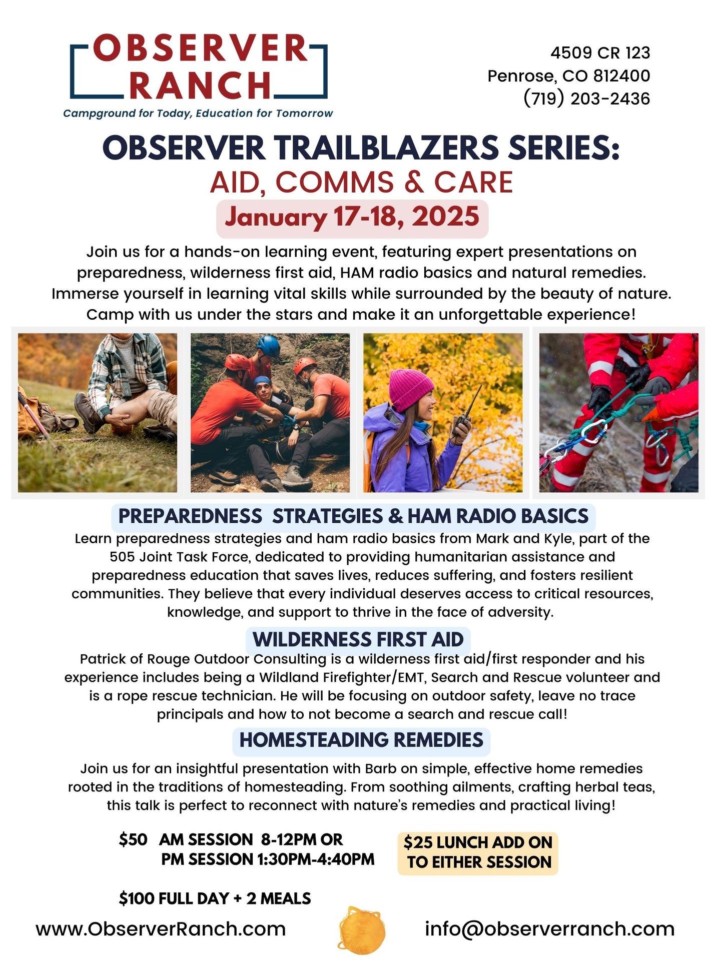 Observer Trailblazer Series - Aids, Comm and Help