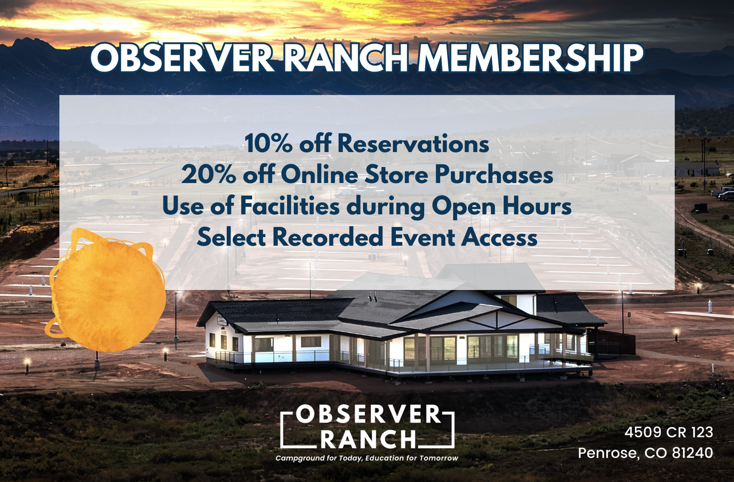 Observer Ranch Membership