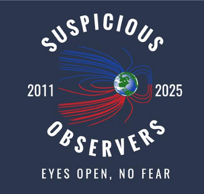 Suspicious0bservers FINAL PRINT t-shirt