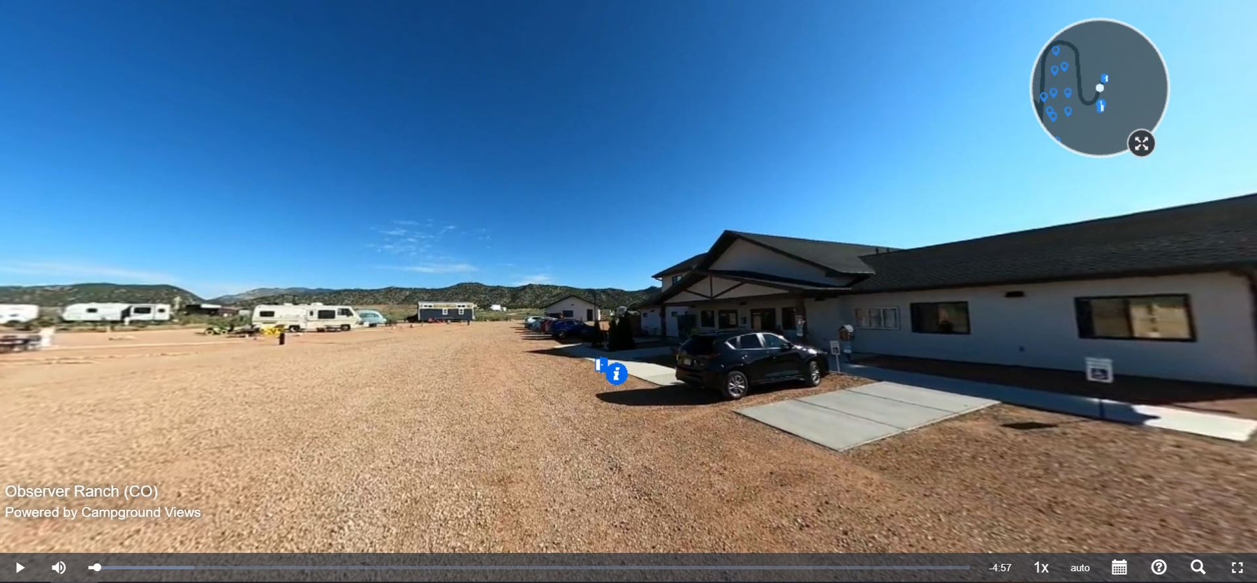 Panoramic view of Observer Ranch